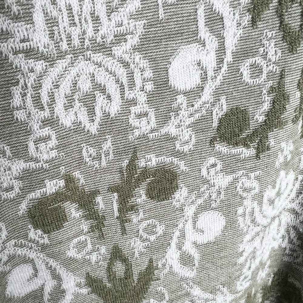 Rose & Olive 2X top sage Green‎ tunic style plus size woven fabric - Picture 4 of 6